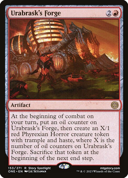 Urabrask's Forge Foil (ONE) #153