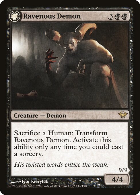 Ravenous Demon // Archdemon of Greed (DKA) 71 - Near Mint