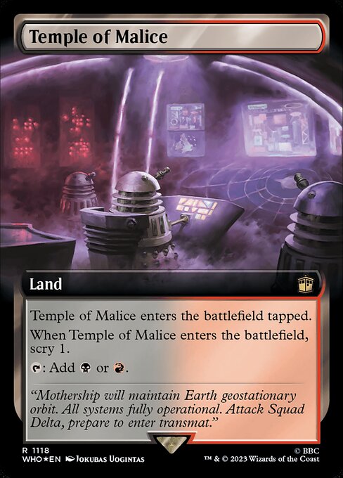 Temple of Malice Foil (WHO) #1118