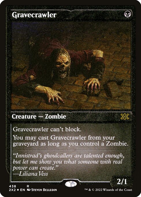 Gravecrawler Etched Foil (2X2) #438