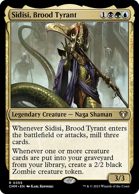 Sidisi, Brood Tyrant (CMM) 355 - Near Mint