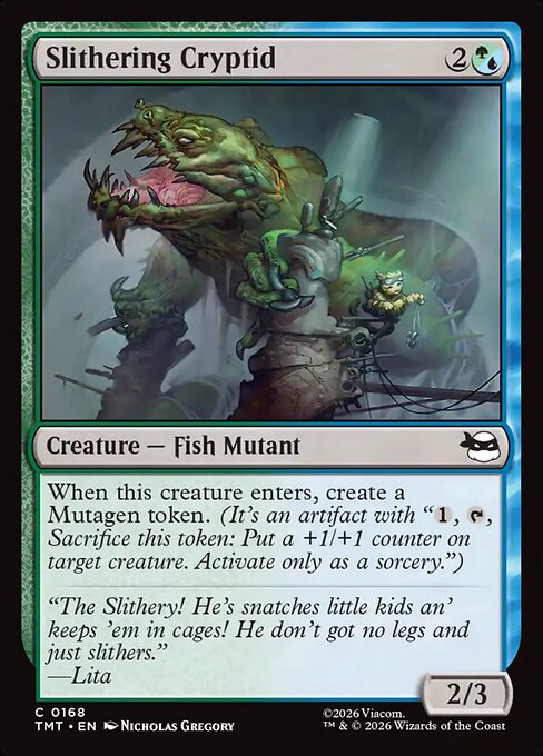 Slithering Cryptid (TMT) 168 - Foil - Near Mint