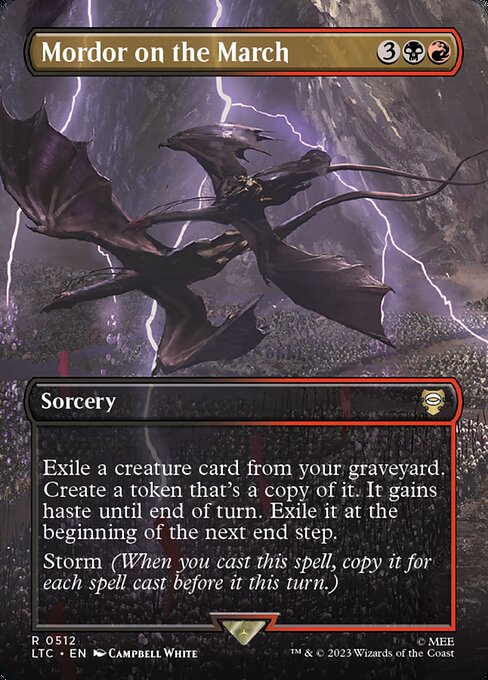 Mordor on the March Foil (LTC) #512