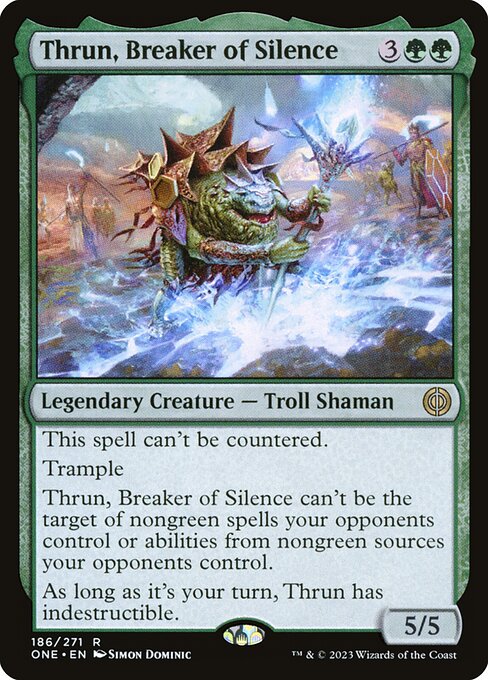 Thrun, Breaker of Silence (ONE) 186 - Near Mint