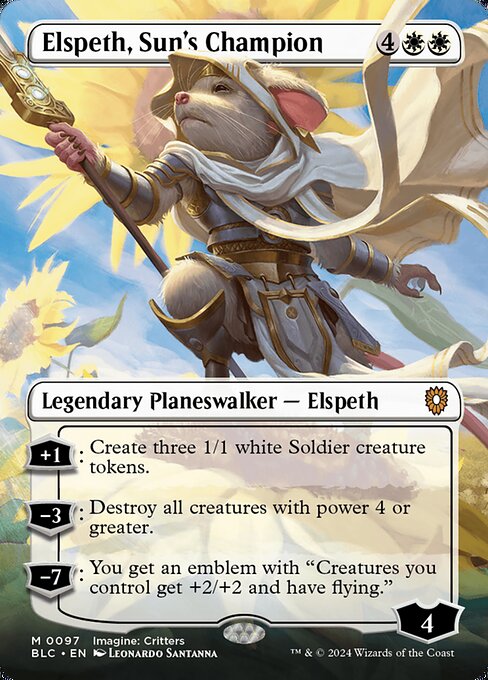 Elspeth, Sun's Champion Foil (BLC) #97