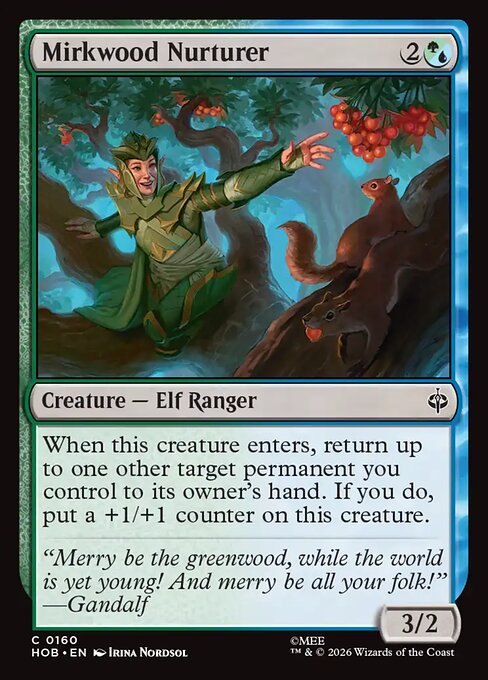 Mirkwood Nurturer (HOB) 160 - Foil - Near Mint