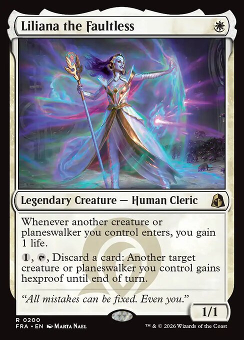 Liliana the Faultless (FRA) 200 - Near Mint