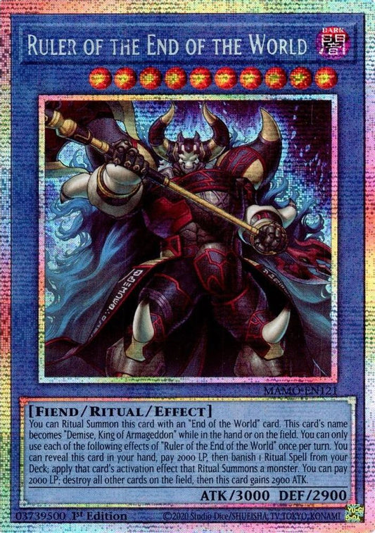 Ruler of the End of the World [Starlight Rare] MAMO-EN121 Near Mint