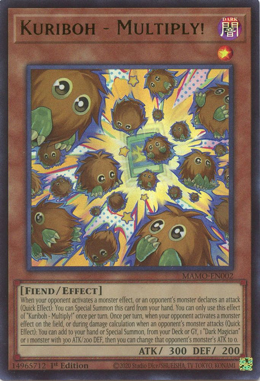 Kuriboh - Multiply! [Ultra Rare] MAMO-EN002 Near Mint