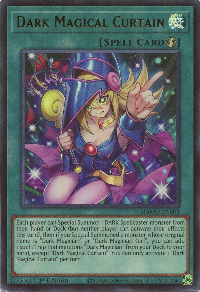 Dark Magical Curtain [Ultra Rare] MAMO-EN003 Near Mint