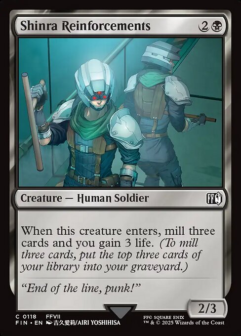Shinra Reinforcements Foil (FIN) #118
