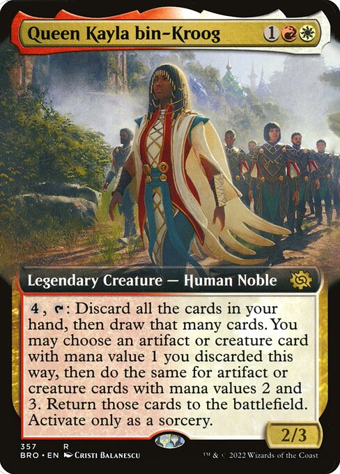 Queen Kayla bin-Kroog Foil (BRO) #357