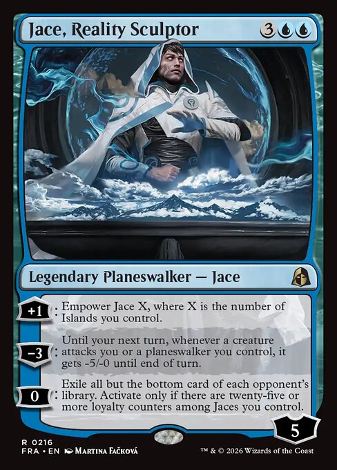 Jace, Reality Sculptor (FRA) 216 - Near Mint