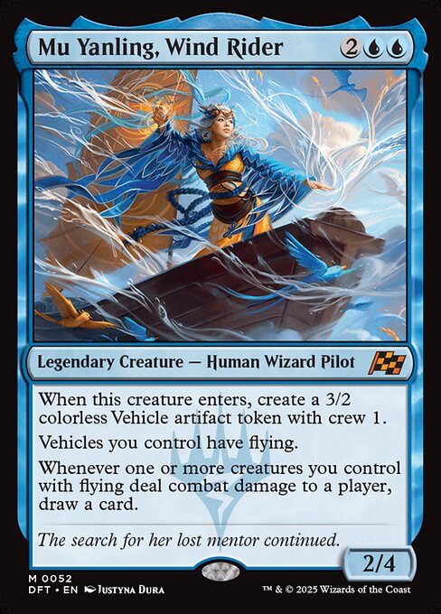 Mu Yanling, Wind Rider (DFT) 52 - Near Mint