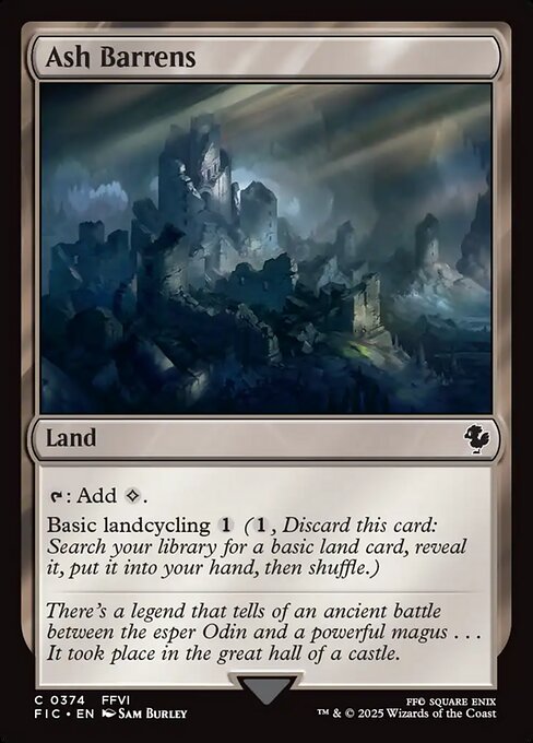 Ash Barrens (FIC) 374 - Near Mint