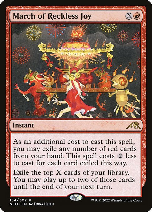 March of Reckless Joy (NEO) 154 - Near Mint