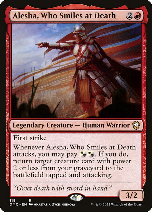 Alesha, Who Smiles at Death (DMC) 118 - Near Mint