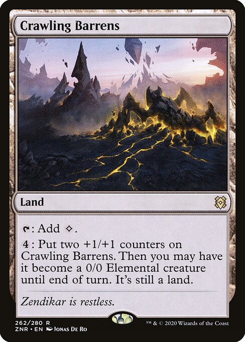 Crawling Barrens (ZNR) 262 - Near Mint