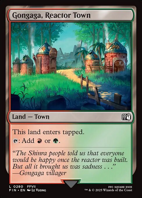 Gongaga, Reactor Town Foil (FIN) #280