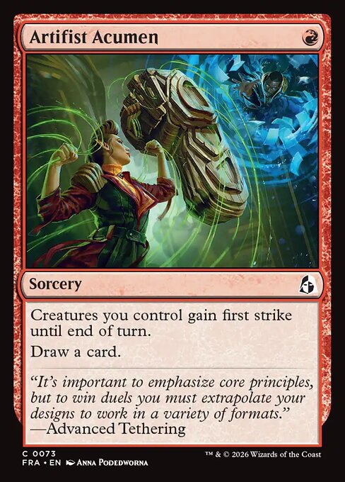 Artifist Acumen Foil (FRA) #73
