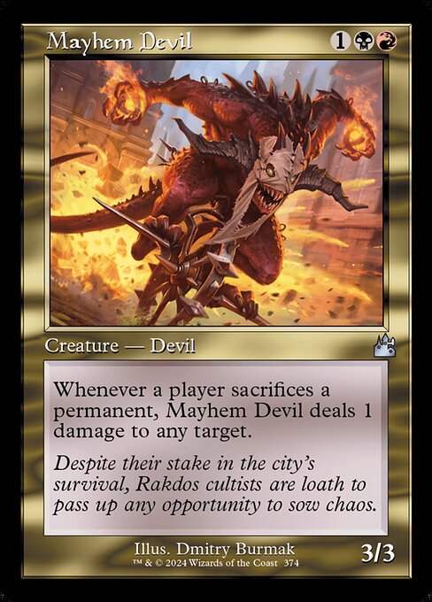 Mayhem Devil (RVR) 374 - Near Mint