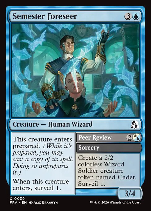 Semester Foreseer // Peer Review (FRA) 39 - Foil - Near Mint