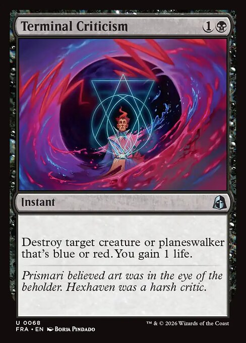 Terminal Criticism (FRA) 68 - Foil - Near Mint