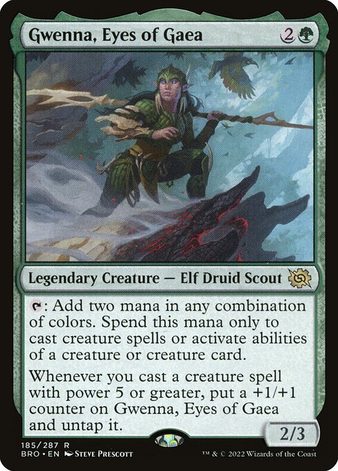 Gwenna, Eyes of Gaea (BRO) 185 - Near Mint