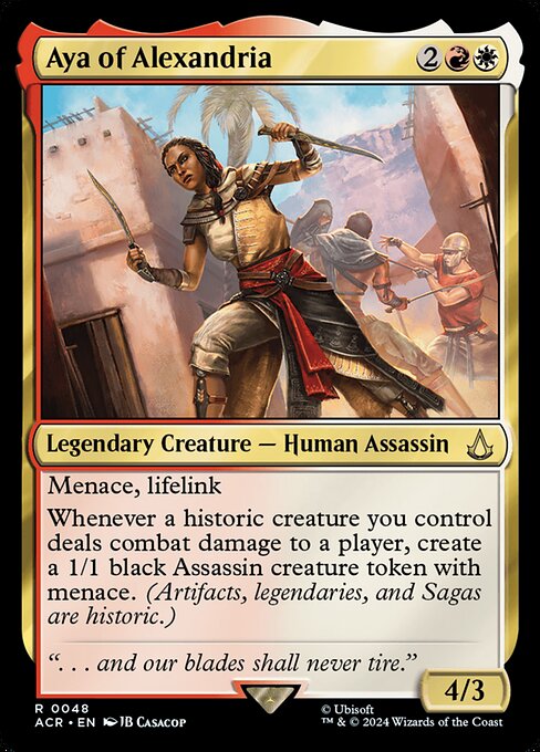 Aya of Alexandria Foil (ACR) #48