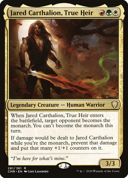 Jared Carthalion, True Heir (CMR) 281 - Near Mint