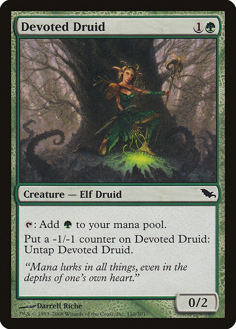 Devoted Druid (SHM) 110 - Near Mint