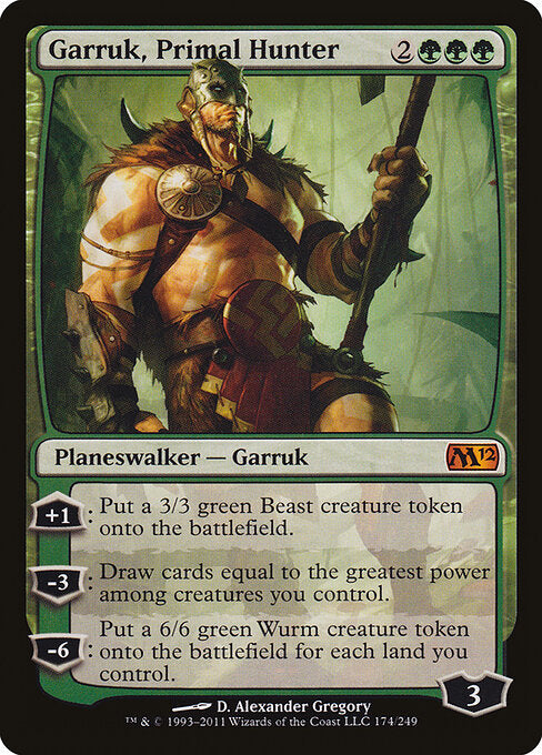 Garruk, Primal Hunter (M12) 174 - Near Mint