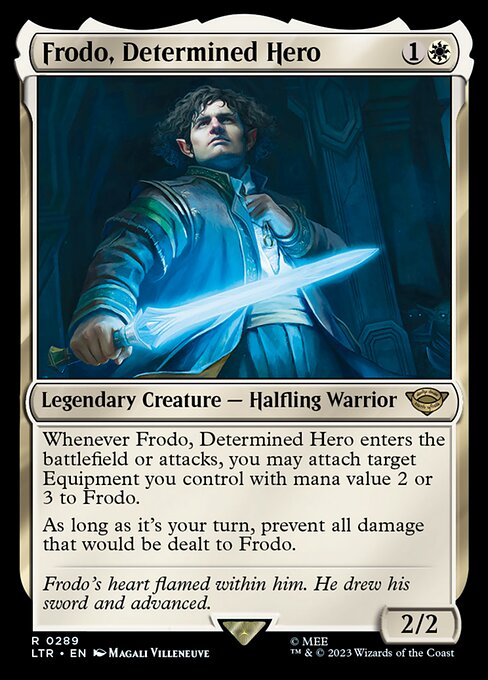 Frodo, Determined Hero (LTR) 289 - Near Mint