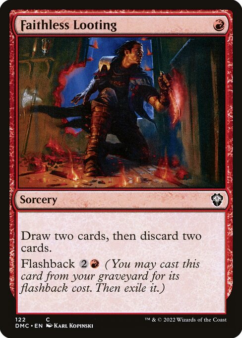 Faithless Looting (DMC) 122 - Near Mint