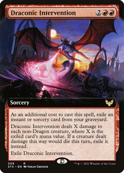 Draconic Intervention (STX) 309 - Near Mint