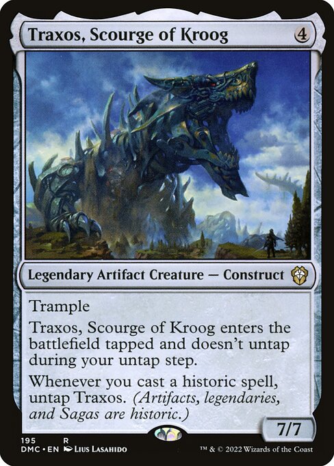 Traxos, Scourge of Kroog (DMC) 195 - Near Mint