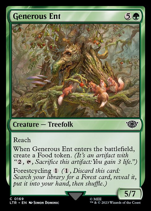 Generous Ent (LTR) 169 - Near Mint