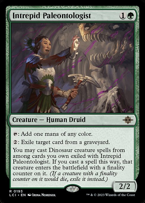 Intrepid Paleontologist (LCI) 193 - Foil - Near Mint