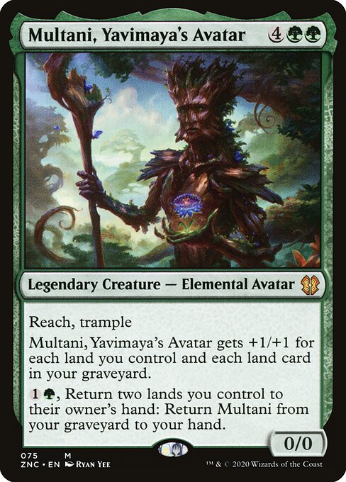 Multani, Yavimaya's Avatar (ZNC) 75 - Near Mint