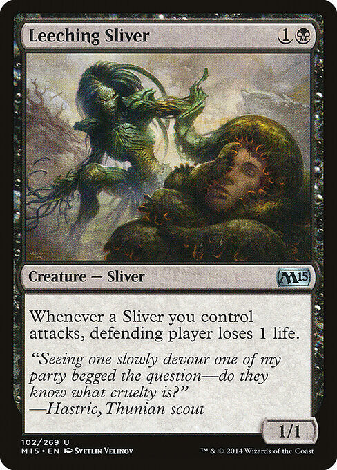 Leeching Sliver (M15) 102 - Near Mint