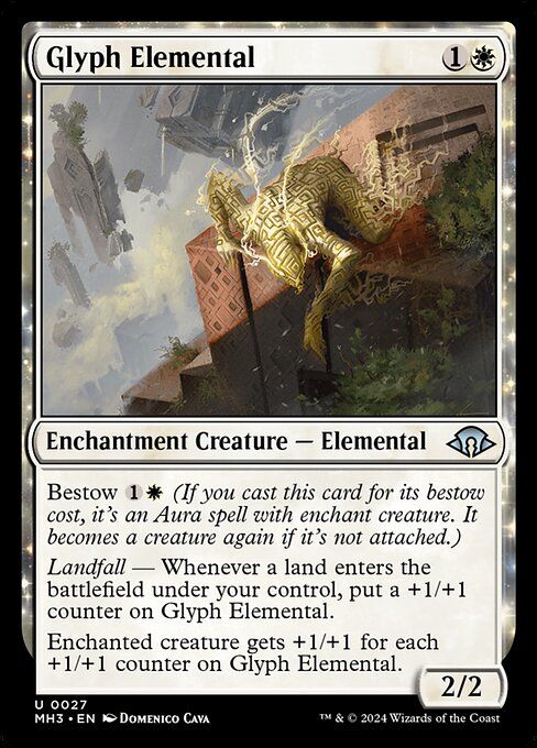 Glyph Elemental (MH3) 27 - Foil - Near Mint