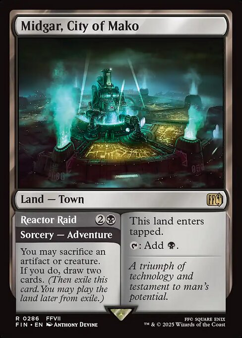 Midgar, City of Mako // Reactor Raid (FIN) 286 - Near Mint