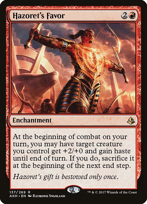 Hazoret's Favor (AKH) 137 - Near Mint