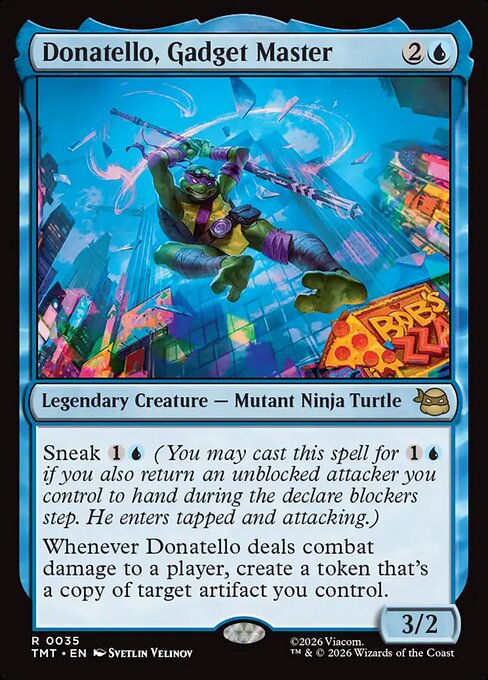 Donatello, Gadget Master (TMT) 35 - Foil - Near Mint