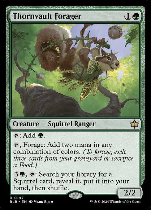 Thornvault Forager (BLB) 197 - Near Mint