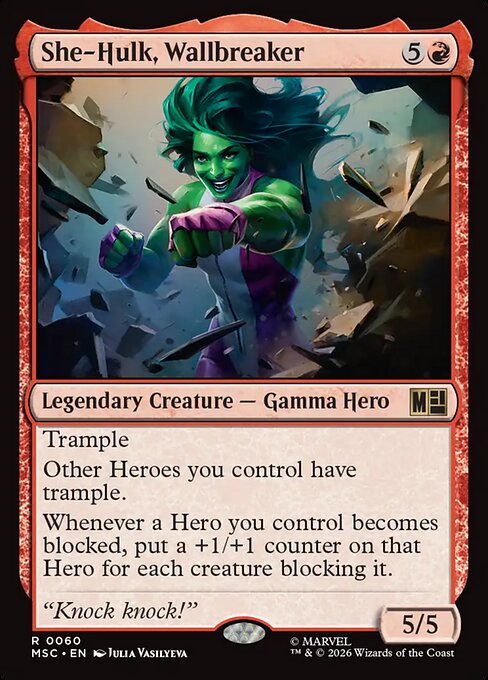 She-Hulk, Wallbreaker (MSC) 60 - Near Mint