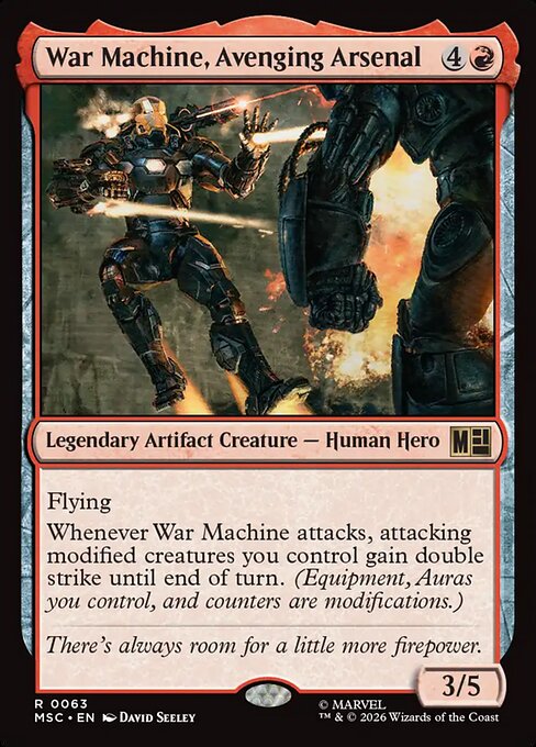 War Machine, Avenging Arsenal (MSC) 63 - Near Mint