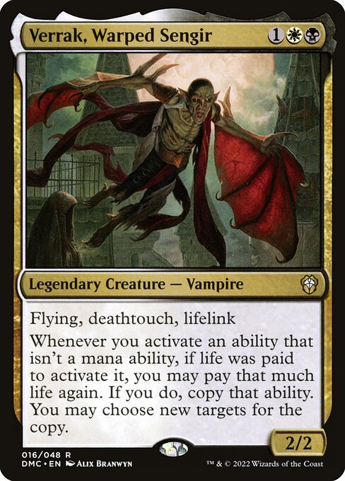 Verrak, Warped Sengir (DMC) 16 - Near Mint