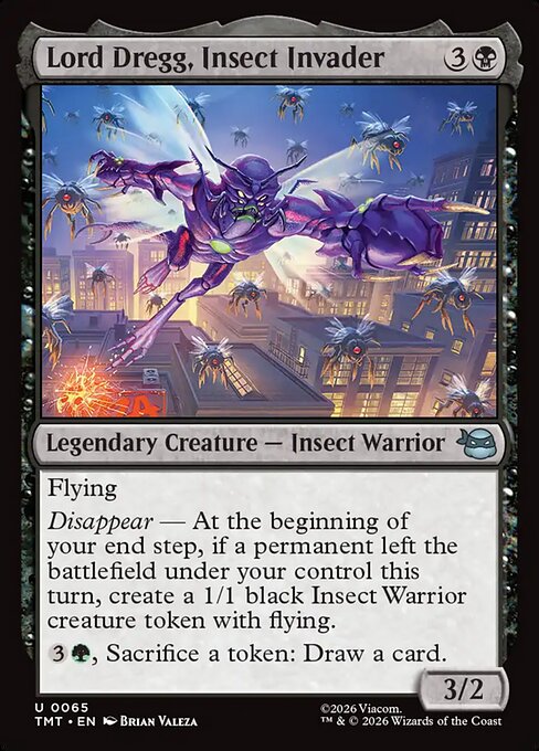 Lord Dregg, Insect Invader Foil (TMT) #65