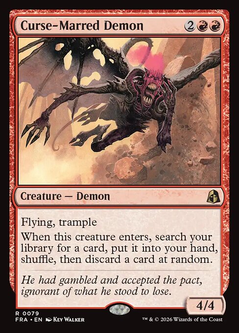 Curse-Marred Demon (FRA) 79 - Foil - Near Mint